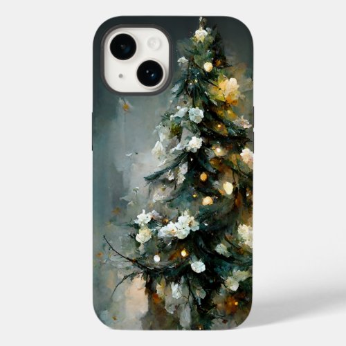 Elegant and Artistic Christmas Tree Case_Mate iPhone 14 Case