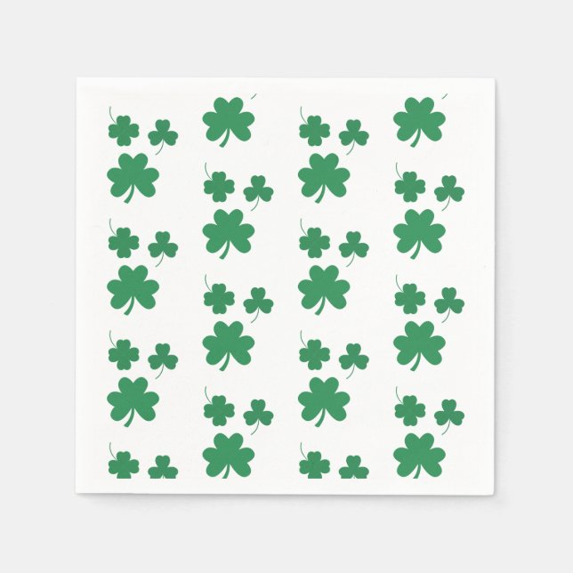 Elegant And Chic St patrick day Party Favor Napkins (Front)