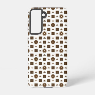 Elegant and Classic Checkered Pattern Samsung Gala Galaxy S21 Case