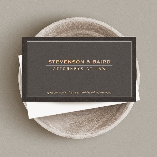 Customizable Elegant and Classic Gray Professional Consultant Business Card
