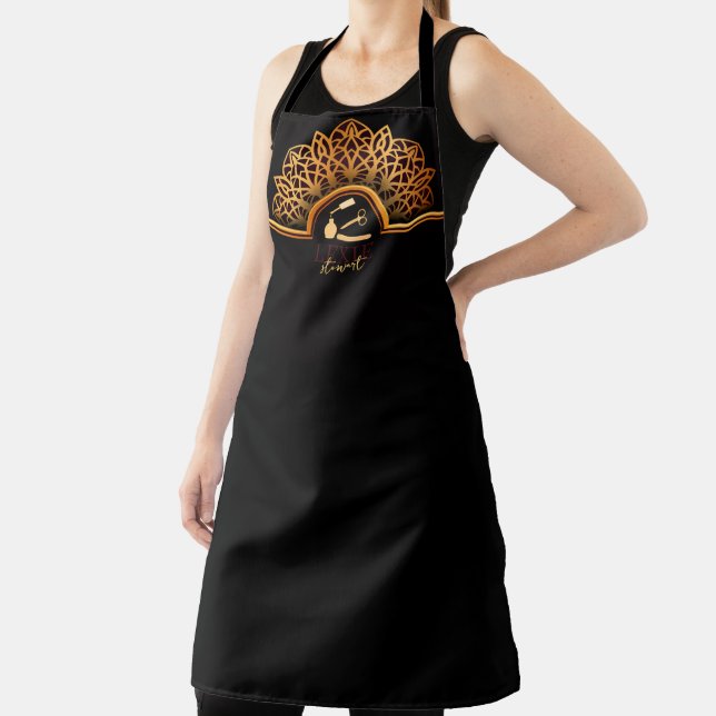 Elegant and Classy Nail Tech Custom Apron (Insitu)