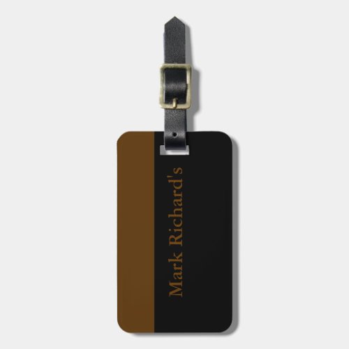 elegant and classy personalized luggage tag