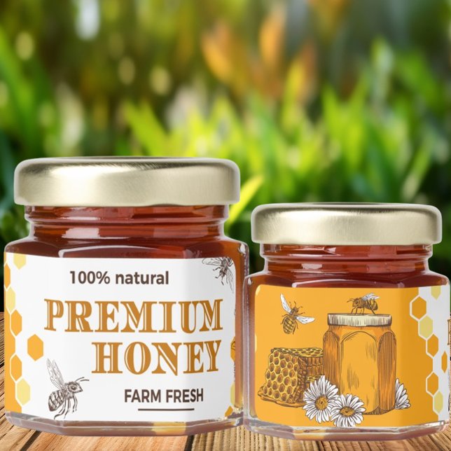 Elegant and Durable Design - Premium Quality Honey Jar Favors (Creator Uploaded)