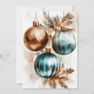 Elegant and festive Holiday Greeting Card