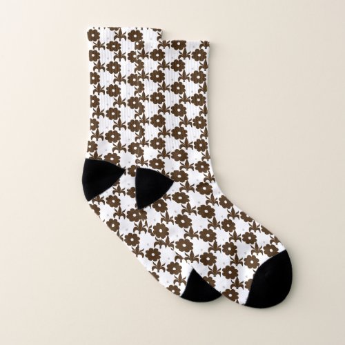 Elegant and Floral Pattern Design  Socks