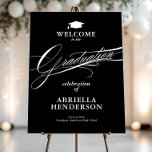 Elegant and Formal Script Graduation Welcome Foam Board<br><div class="desc">Celebrate your graduate’s achievement with timeless sophistication using our formal and elegant graduation welcome sign. Featuring refined typography and graceful script accents, this sign is perfect for displaying at the entrance of your graduation ceremony or celebratory gathering. Crafted for high school, college, or advanced degree graduates, this welcome sign blends...</div>