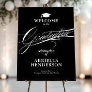 Elegant and Formal Script Graduation Welcome Foam Board