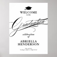 Elegant and Formal Script Graduation Welcome