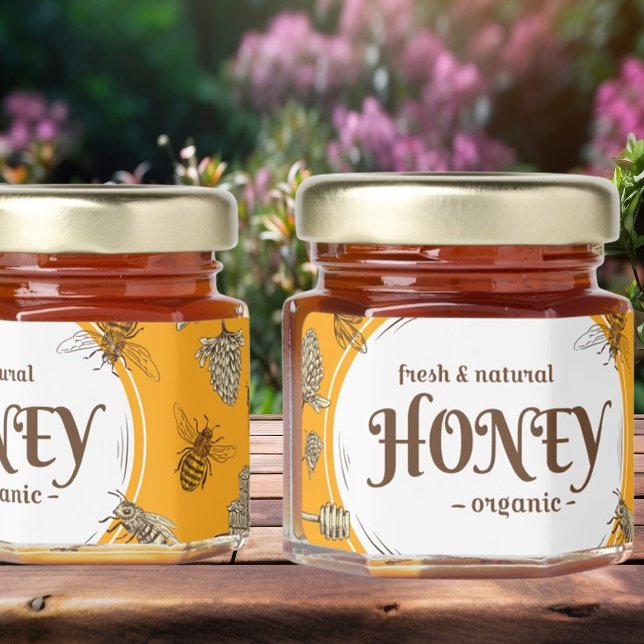 Elegant and High-Quality Design - Fresh & Natural Honey Jar Favors (Creator Uploaded)