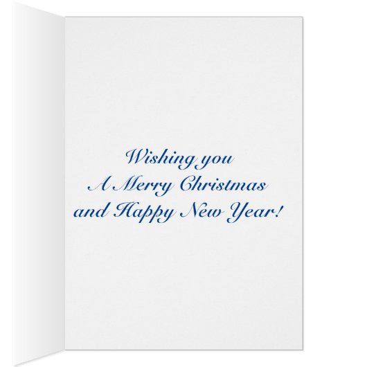 Elegant and Inspirational Christmas Message (Inside (Right))