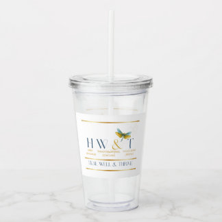 Elegant and Inspirational HWT Gold Collection Acrylic Tumbler