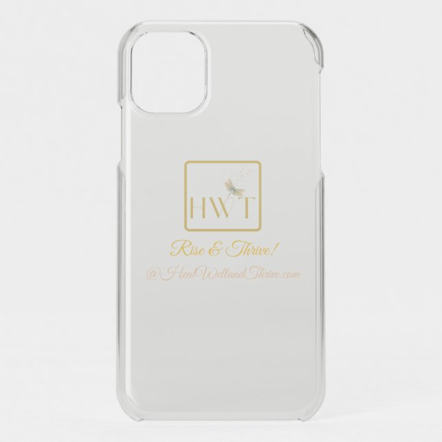 Elegant and Inspirational HWT Gold Collection Uncommon iPhone Case (Back)