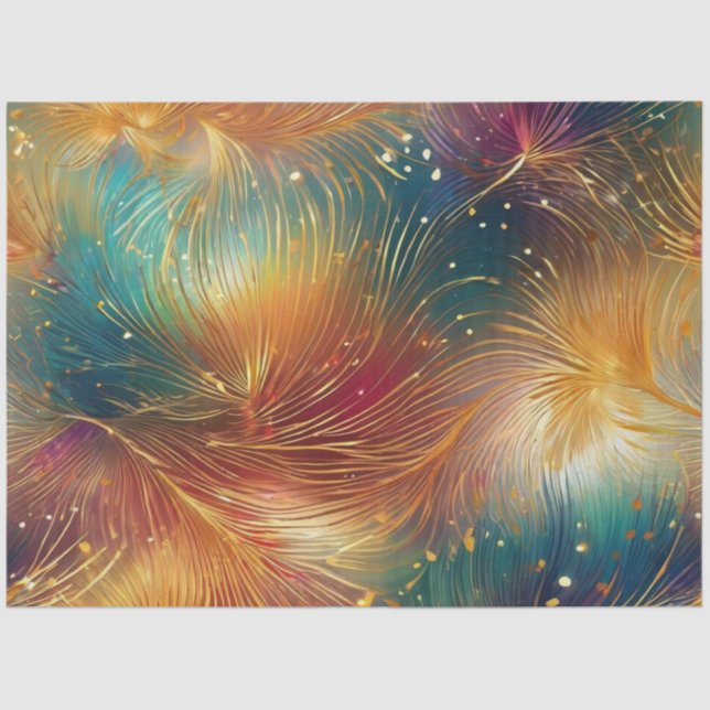 Elegant and Luminous Design Tissue Paper (Front)