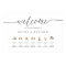 Elegant and Minimal Wedding Order of Events Sign