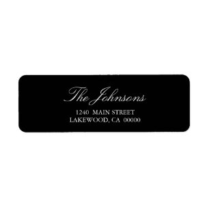 Elegant and Minimalist Address Label