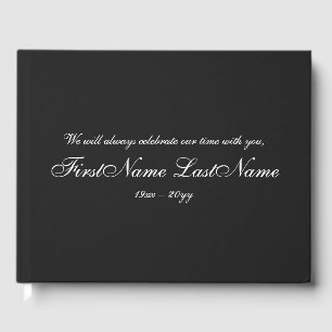 Elegant and Minimalist Memorial Guestbook