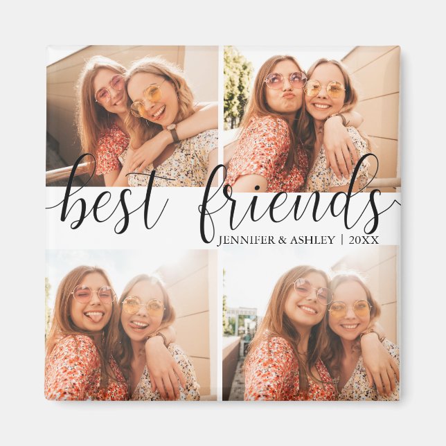 elegant and modern best friends  magnet (Front)
