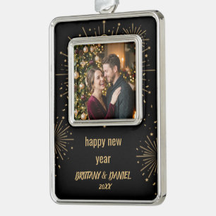 Elegant and Modern New Year's Eve Party Ornament