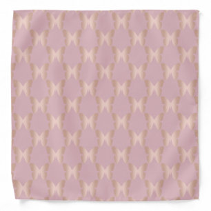 Elegant and modern rose gold butterfly design bandana