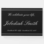 [ Thumbnail: Elegant and Personalized Funeral Guestbook ]