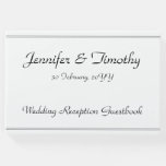 [ Thumbnail: Elegant and Plain Wedding Party Guestbook ]