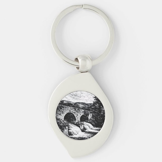 Elegant and practical, perfect for any occasion keychain (Front)