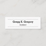 [ Thumbnail: Elegant and Professional Architect Business Card ]