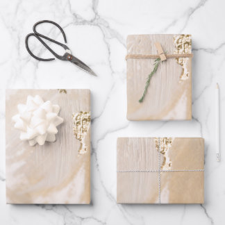 Elegant and refined design gift card wrapping paper sheets