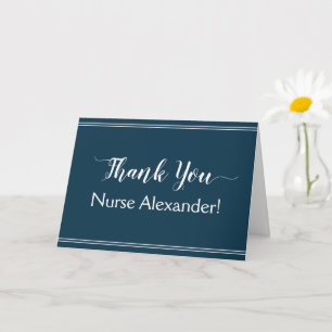 Elegant and Respectable "Thank You" Thank You Card
