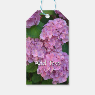 Elegant and Rustic Hortensia Hydrangea macrophylla Gift Tags