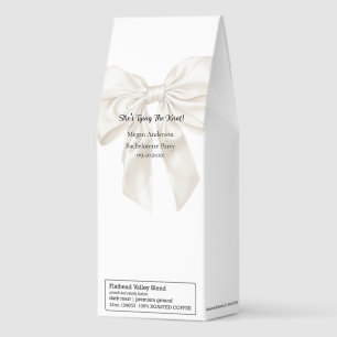 Elegant and Simple Bow Theme Bridal Shower Roaste Roasted Coffee