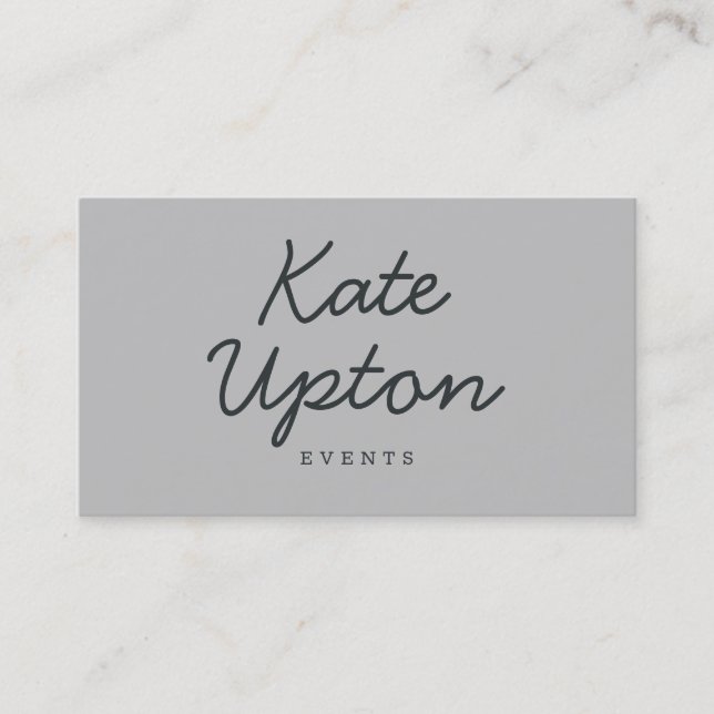 Elegant And Simple Business Card (Front)