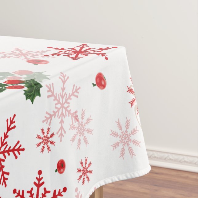 Elegant and Simple Christmas Pattern Tablecloth (In Situ)