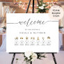 Elegant and Simple Wedding Order of Events Sign