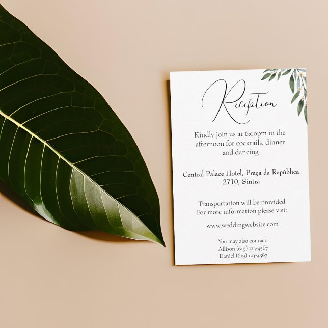 Elegant and Simple Wedding Reception Invitation (Creator Uploaded)