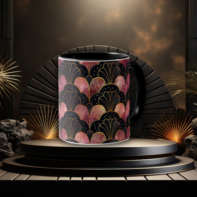 Elegant and Stylish Art Deco Fan Mug (Creator Uploaded)