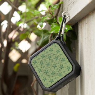 Elegant and Stylish Olive Stars on Sage Green Bluetooth Speaker