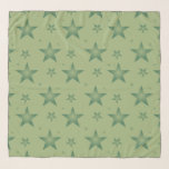 Elegant and Stylish Olive Stars on Sage Green Scarf<br><div class="desc">This unique pattern features gradient stars in Olive Grove gently glowing over a soft Sage Green background. Inspired by nature and starry skies, it blends earthy tones with subtle geometry. Perfect for textiles, wallpapers, stationery, or lifestyle accessories in a calm, botanical aesthetic. Find more products with this pattern in our...</div>