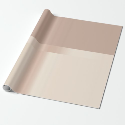 Elegant and stylish rose gold brown wrapping paper