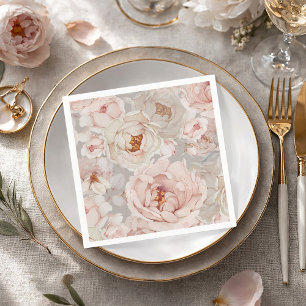 Elegant and Timeless Floral Napkins