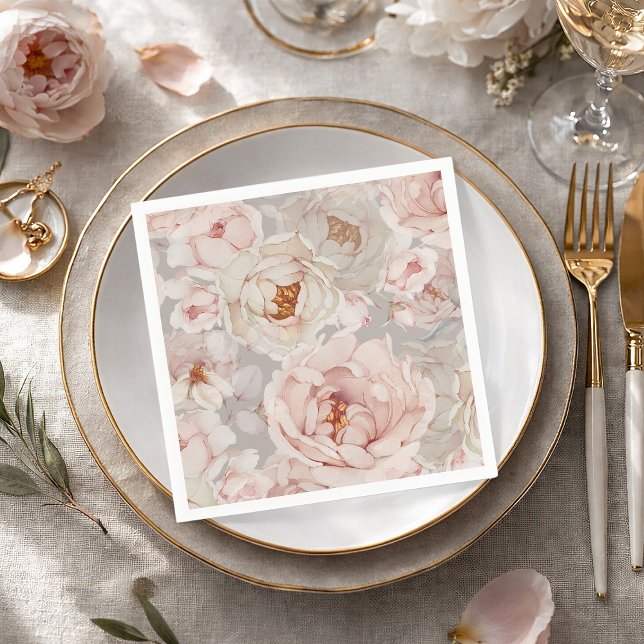 Elegant and Timeless Floral Napkins (Creator Uploaded)