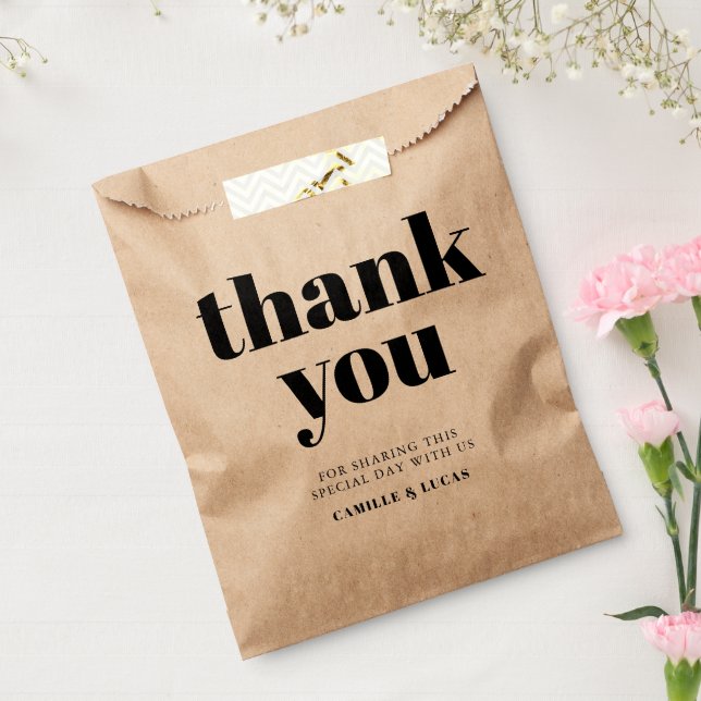 Elegant and trendy wedding  favor bag (Sealed)