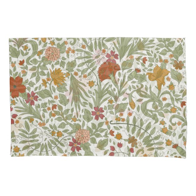 Elegant and whimsical floral pattern. pillow case (Front)