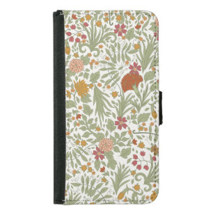 Elegant and whimsical floral pattern. samsung galaxy s5 wallet case