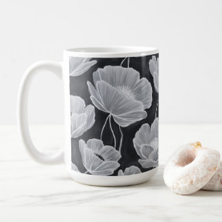 Elegant and Whimsical Poppies Coffee Mug