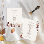 Elegant Anemone Burgundy Wedding<br><div class="desc">Autumn inspired floral and botanical design</div>