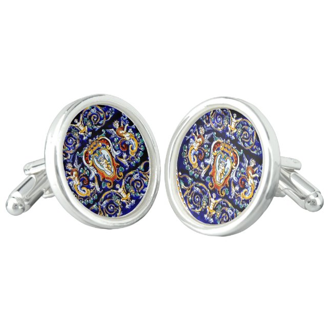 Elegant Angel Art Cufflinks (Angled)