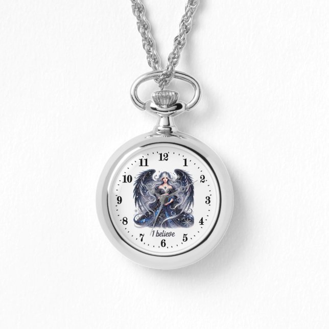 Elegant Angel lovers customizable  Watch (Front)