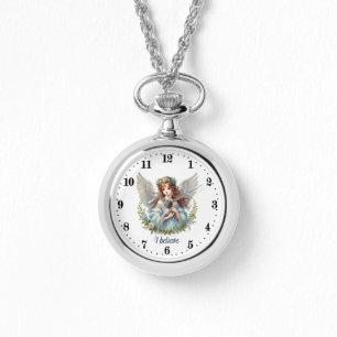Elegant Angel lovers customizable  Watch