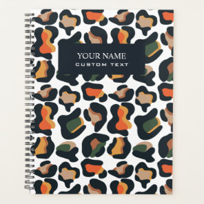 Elegant Animal Skin Leopard spot add your name  Planner
